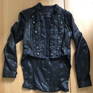 All Saints Karst leather jacket